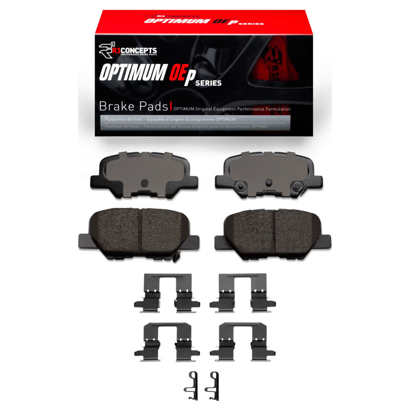 R1 Concepts R1 13-25 Mazda 6 Rear Optimum OE Brake Pads & Hardware Kit