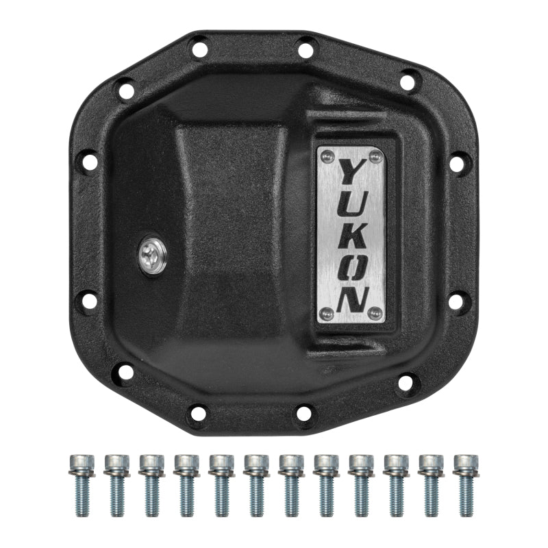 Yukon Gear & Axle Yukon Gear Hardcore Nodular Iron Cover for 2018 Jeep Wrangler JL Front Dana 30