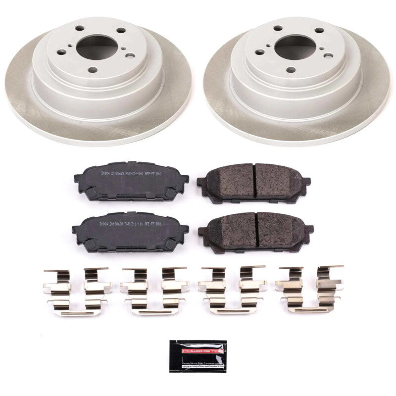 PowerStop Power Stop 03-07 Subaru Impreza Rear Semi-Coated Rotor Kit