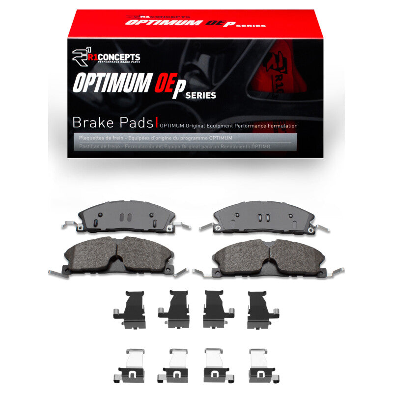 R1 Concepts R1 2013-2019 Ford Police Interceptor Sedan Front R1 Optimum OE Pads & Hardware Kit