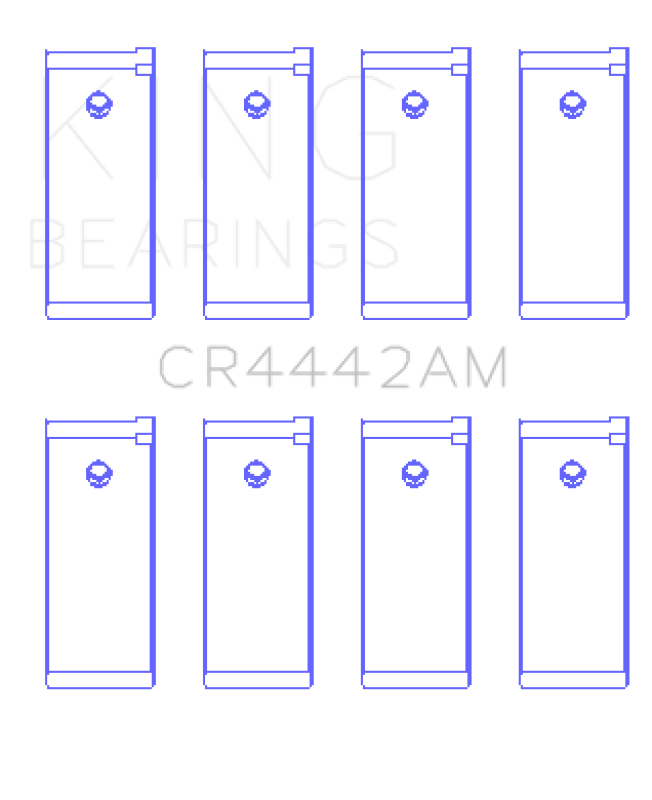 King Engine Bearings Datsun A12/(Size +0.50mm) Connecting Rod Bearing Set