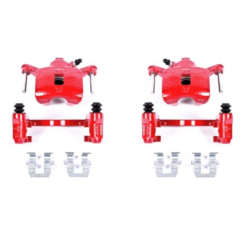 PowerStop Power Stop 08-09 Buick Allure Rear Red Calipers w/Brackets - Pair