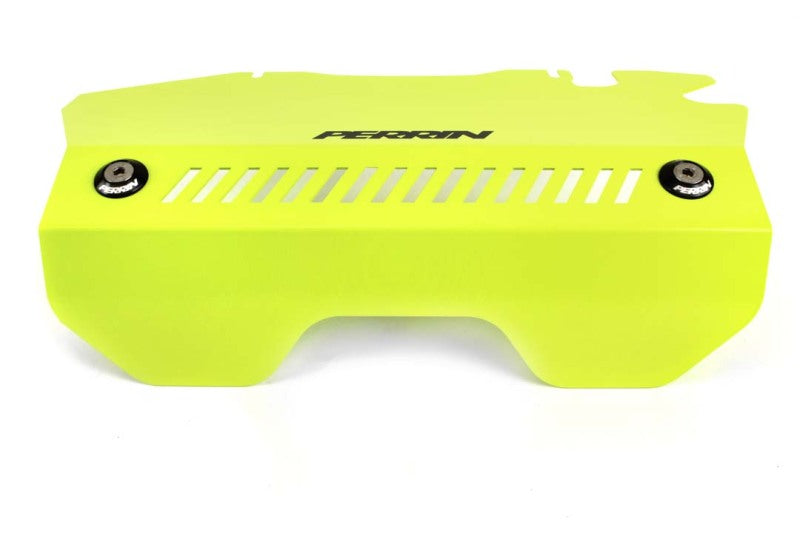 Perrin Performance PERRIN 15-21 Subaru WRX Pulley Cover - Neon Yellow