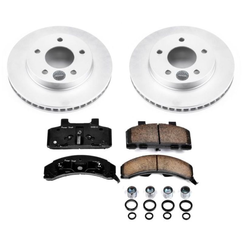 PowerStop Power Stop 83-96 Buick Century Front Z17 Evolution Geomet Coated Brake Kit