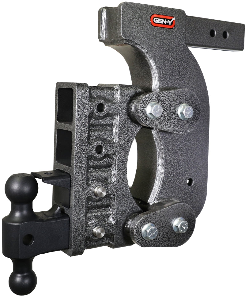 GEN-Y Hitch Gen-Y The Boss Torsion-Flex 2.5in Receiver 15in Drop Hitch w/Dual-Ball/Pintle Lock/Stab Kit