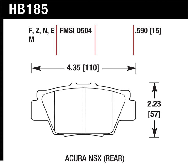 Hawk Performance Hawk HP+ Street Brake Pads