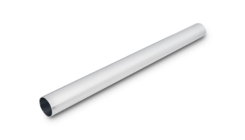 Vibrant .75in O.D. Universal Aluminum Tubing (18in Long Straight Pipe) - Polished