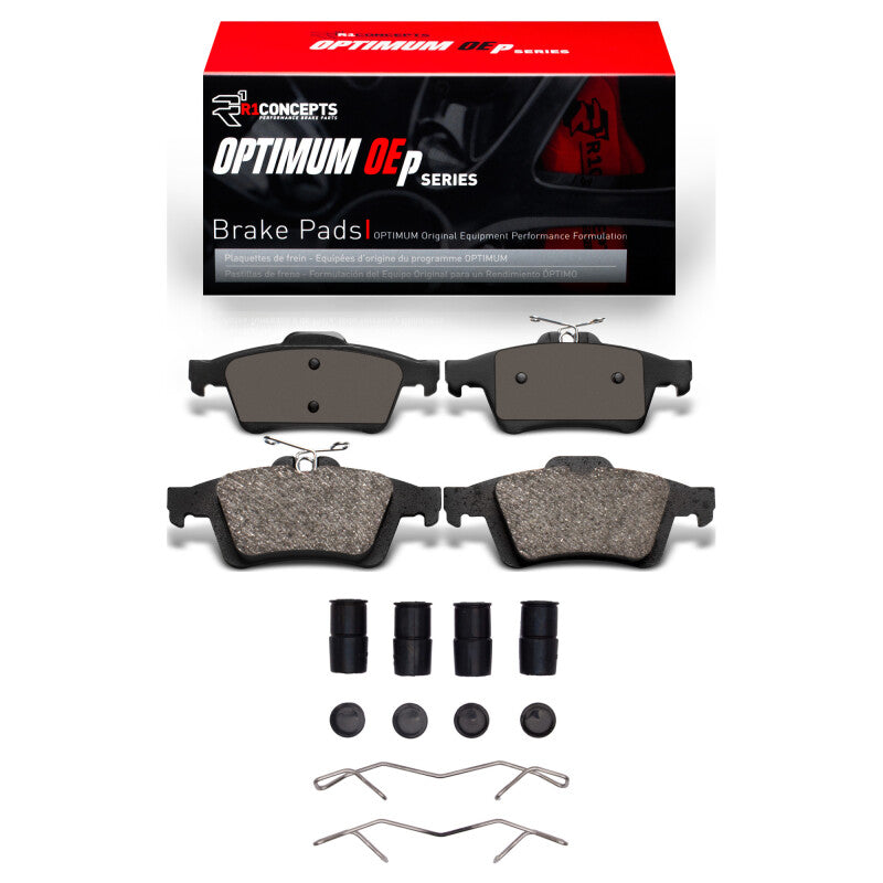 R1 Concepts R1 2003-2015 Chevrolet Cobalt Rear R1 Optimum OE Pads & Hardware Kit