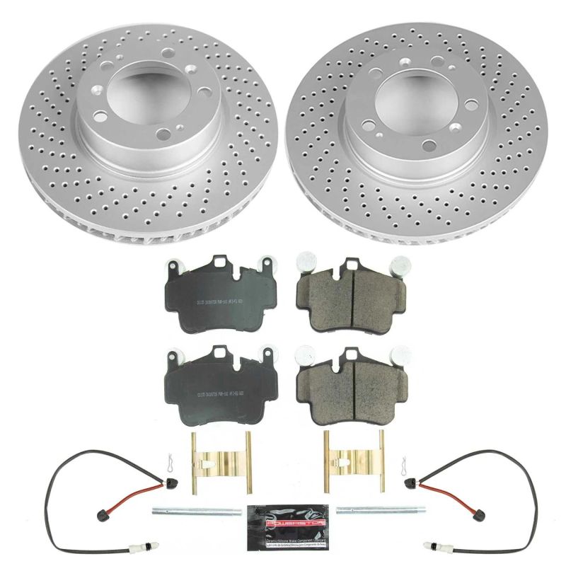 PowerStop Power Stop 06-08 Porsche 911 Front Z17 Evolution Geomet Coated Brake Kit