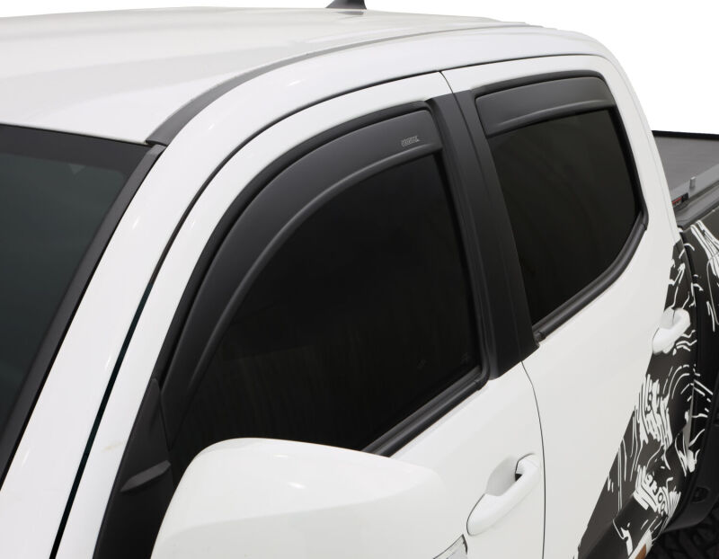 Husky Liners 07-21 Toyota Tundra DC Ventvisor Low Profile 4pc - Matte Black