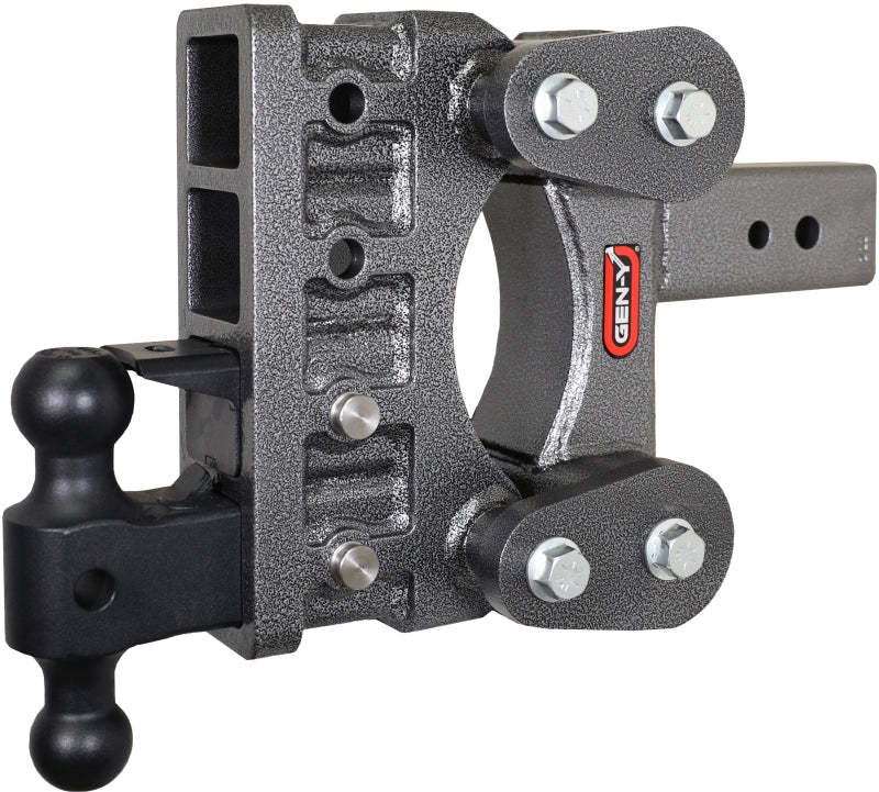 GEN-Y Hitch Gen-Y The Boss Torsion-Flex 3in Shank 6in Drop 32K Hitch w/GH-0161 Dual-Ball/GH-0162 Pintle Lock
