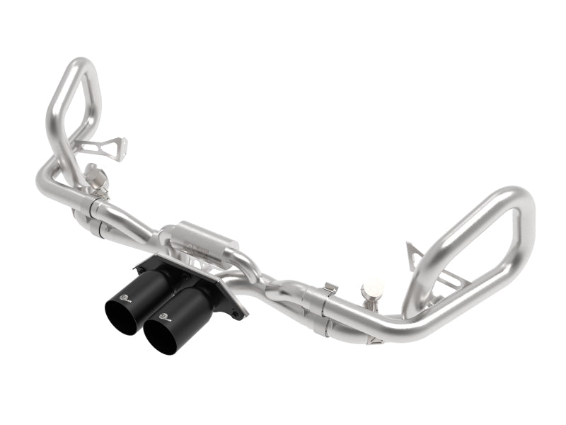 aFe 14-16 Porsche 911 GT3 991.1 H6 3.8L MACH Force-Xp 304 SS Cat-Back Exhaust System w/ Black Tips