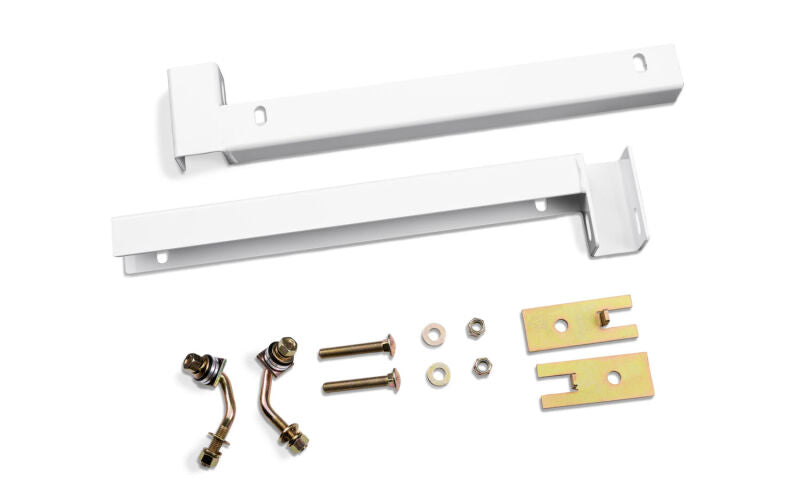 BackRack 17-23 Ford F-250/350 SD (Alum Body) No Drill Standard Hardware Kit - White
