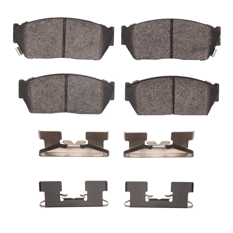 R1 Concepts R1 83-87 Honda Civic Hatchback Front Semi Met Pads & Hardware Kit