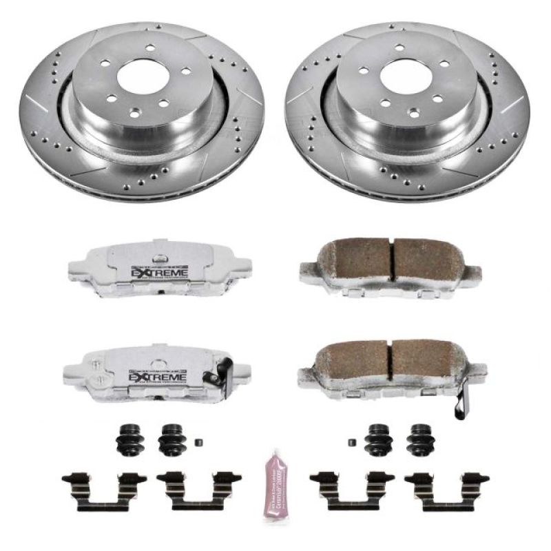 PowerStop Power Stop 07-08 Infiniti G35 Rear Z26 Street Warrior Brake Kit
