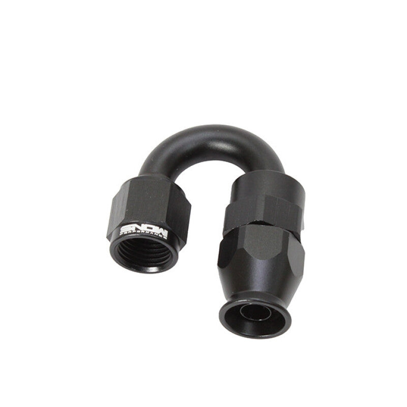 Snow Performance Snow -6AN 180 Degree PTFE Hose End (Black)