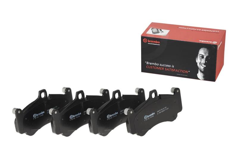 Brembo OE Brembo 14-21 Jaguar F- Type/16-19 Xj Rear Premium NAO Ceramic OE Equivalent Pad