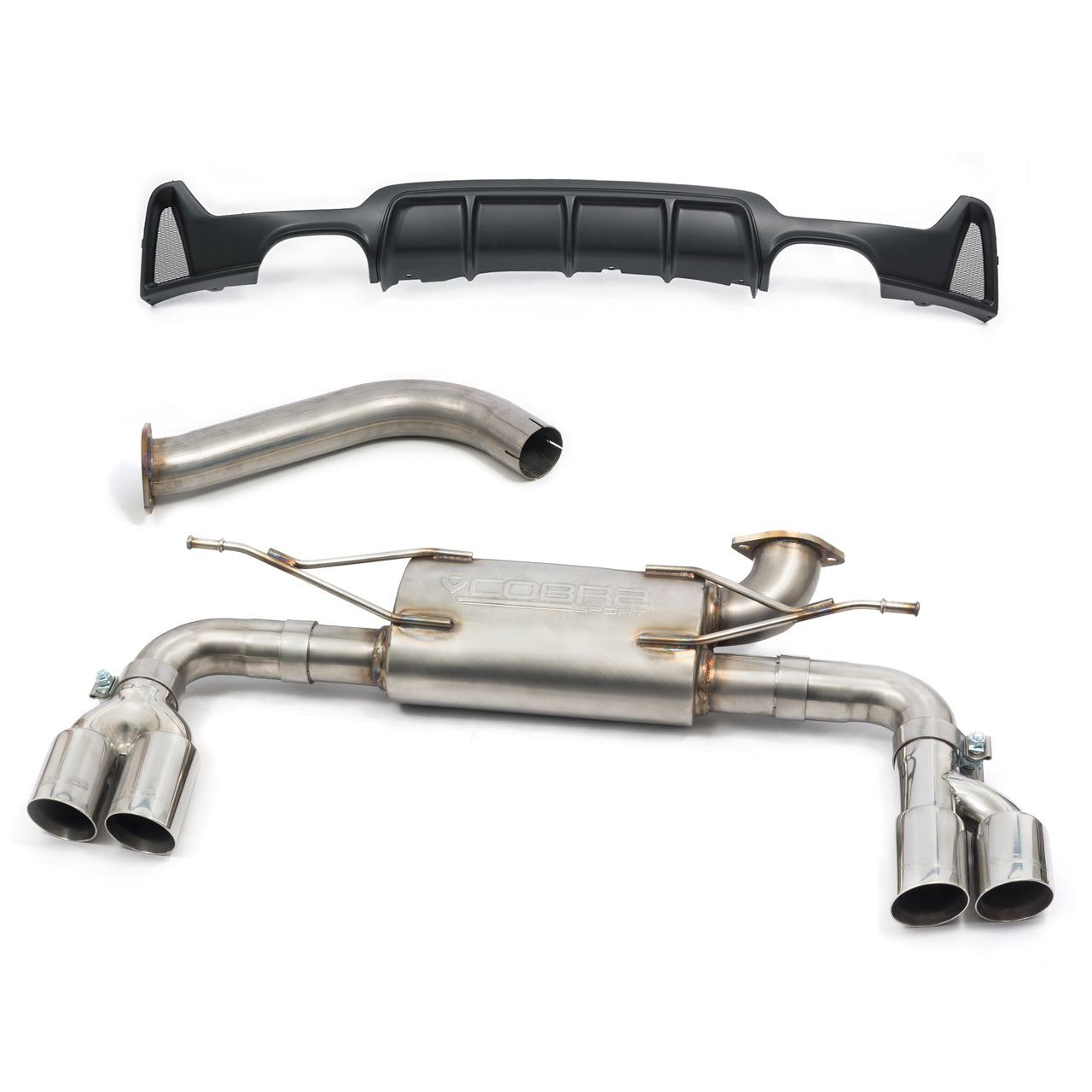 Cobra Exhaust BMW 420D (F32/F33/F36) (13-20) Quad Exit M4 Style Performance Exhaust Conversion |