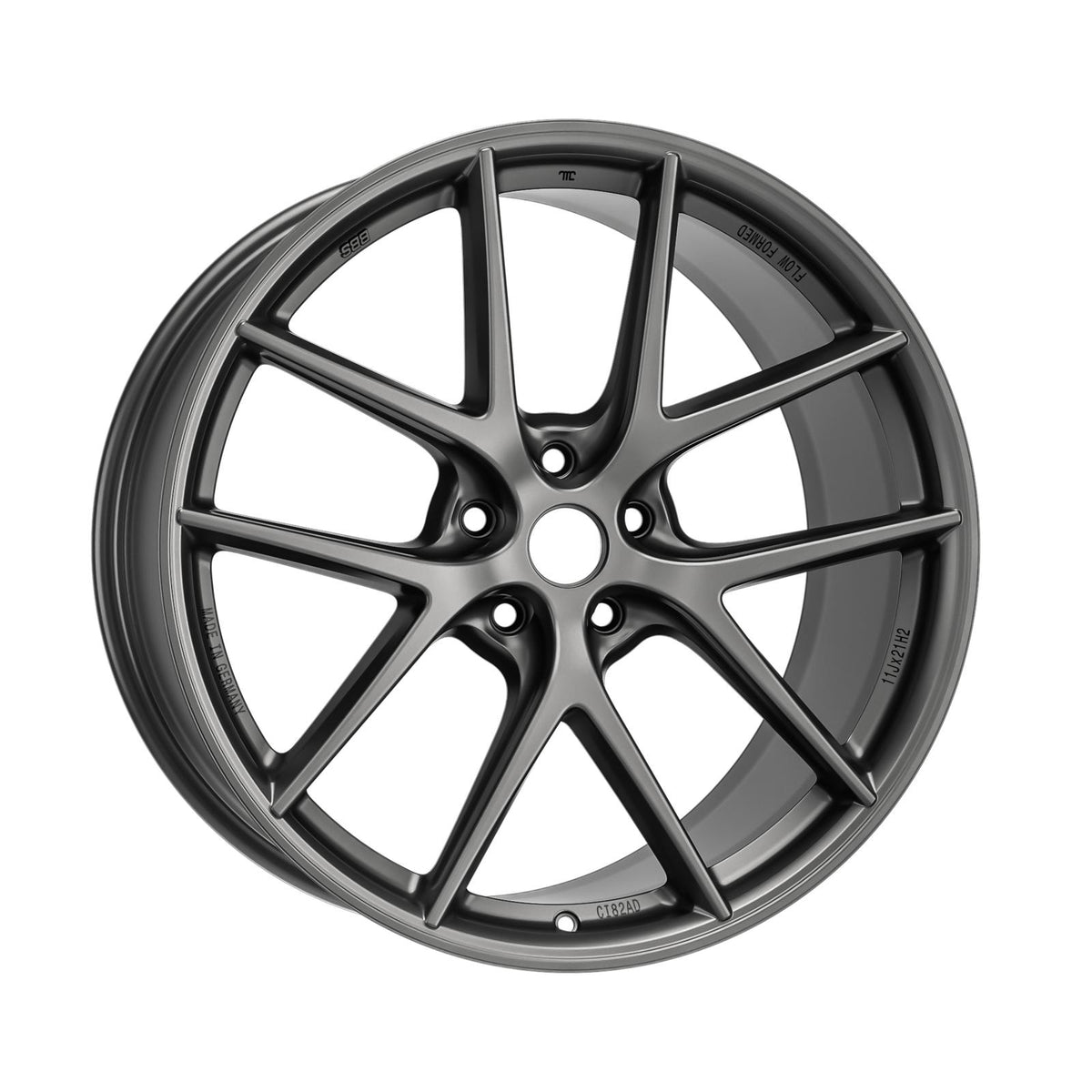 BBS CI-R Unlimited alloy wheel in Platinum Grey - 11x21 PCD5x117.5 Offset72