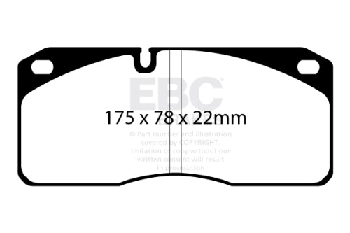 EBC DP5075NDX Stoptech Bluestuff Race Brake Pads