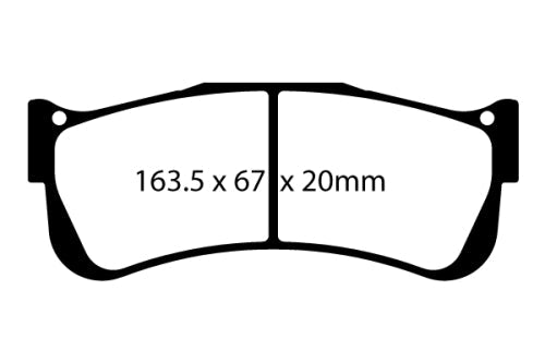 EBC DP8079.20SR11 Brembo Sintered Race Pads