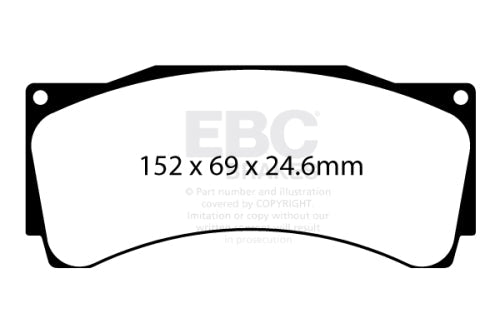 EBC DP8080.24SR11 Alcon AP Racing Sintered Race Pads