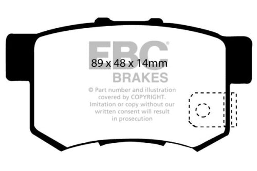 EBC DP51193B Acura Honda Rover Suzuki Bluestuff Race Brake Pad Set