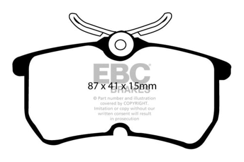 EBC DP51218B Ford Bluestuff Race Brake Pad Set