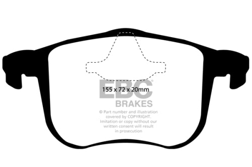 EBC DP51416NDX Saab Bluestuff Race Brake Pads