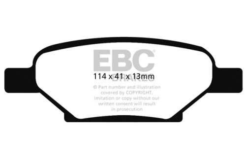 EBC DP31704C Chevrolet Pontiac Saturn Redstuff Pad Set