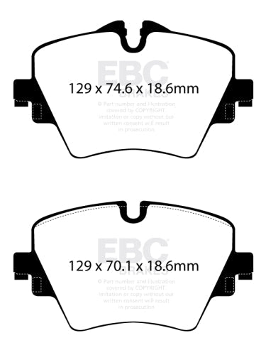 EBC DP82245RPX BMW Mini Toyota Racing Brake Pads
