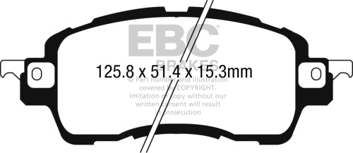 EBC DP22275 Mazda Scion Toyota Greenstuff Pad Set