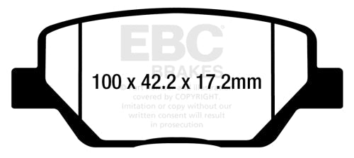 EBC DPX2333 Fiat Brake Pads