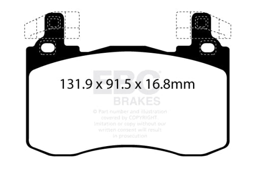 EBC DPX2356 Genesis Brake Pad Set