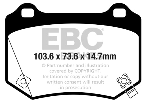 EBC DP32361C Subaru REDSTUFF Pad Set