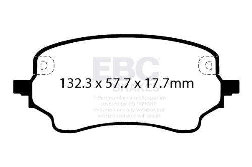 EBC DP22441 Ford Greenstuff Pad Set