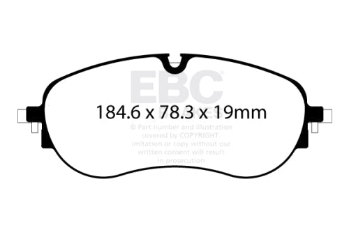 EBC DPX2452 Audi Skoda VW Brake Pad Set