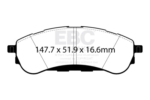 EBC DPX3108 Ford Brake Pad Set