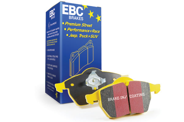 EBC Audi Porsche Volkswagen Yellowstuff Street and Track Rear Brake Pads - Brembo Caliper (Inc. 4L Q7, E1 Cayenne, E1 Cayenne GTS & Touareg)