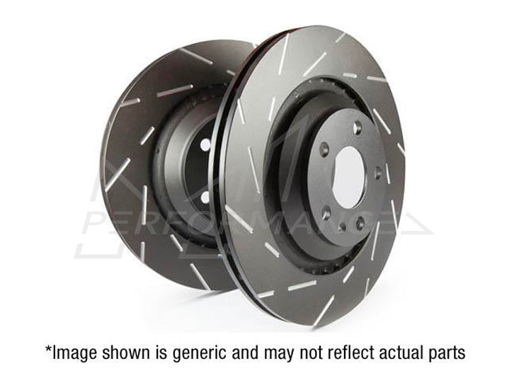EBC BMW E81 E87 USR Rear Slotted Discs (Pair) - TRW Caliper (116i & 118i) - Performance Parts Direct US