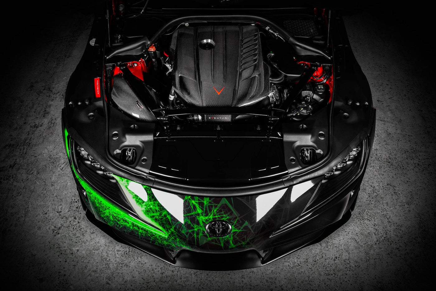 Eventuri Toyota Supra A90 Carbon Performance Engine Cover