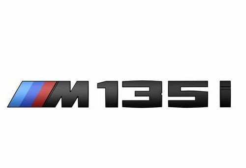 Genuine BMW F40 Gloss Black Rear Badge (M135i)
