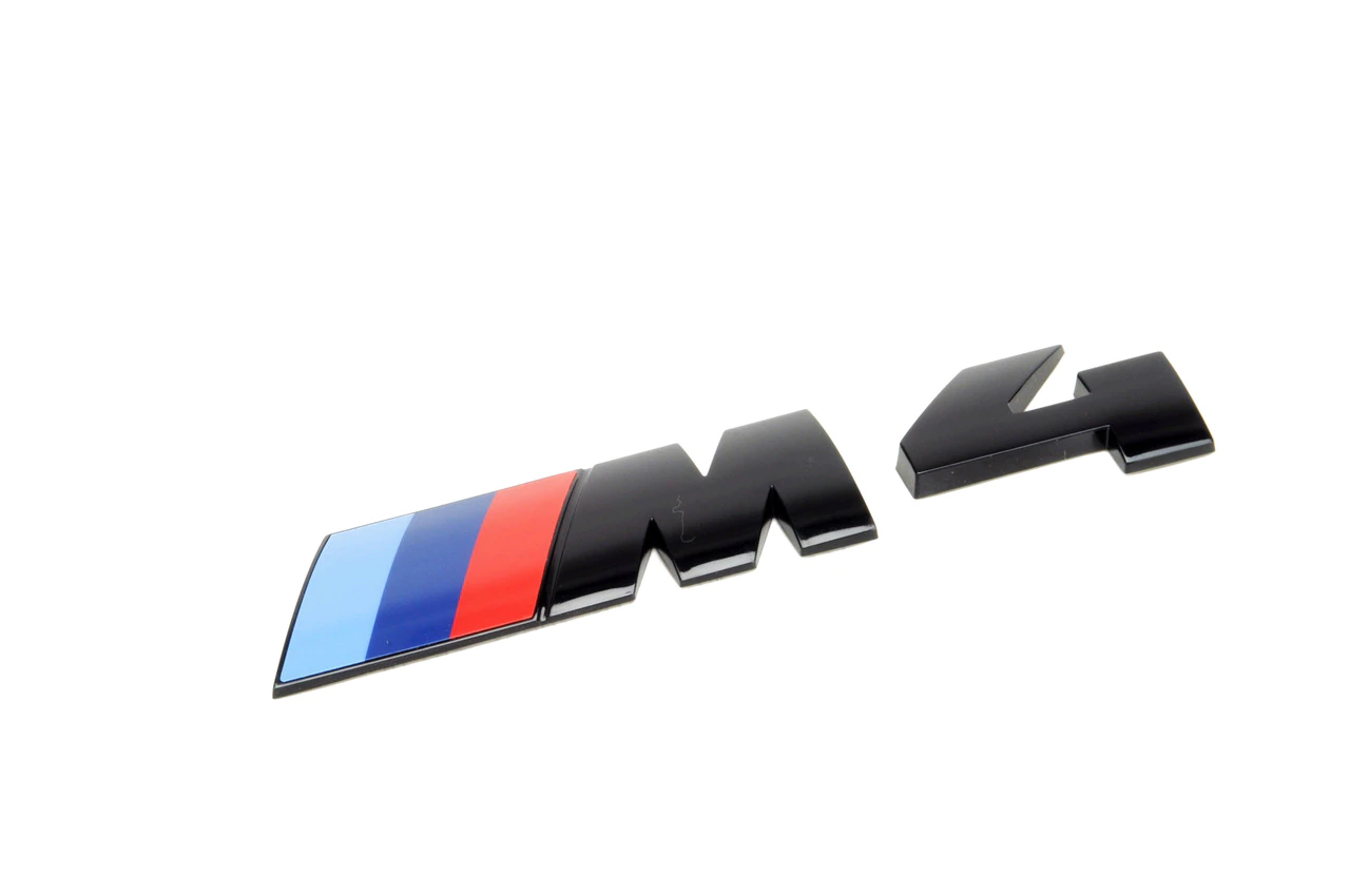 Genuine BMW F82 F83 M4 Rear Black Boot / Trunk Badge -