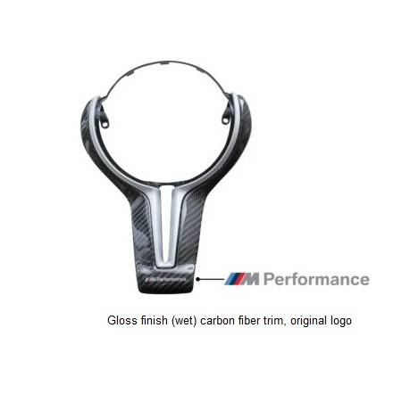Genuine BMW M Performance F06 F10 F12 F13 F82 F83 Carbon Steering Wheel Trim (M3, M4, M5 & M6) -