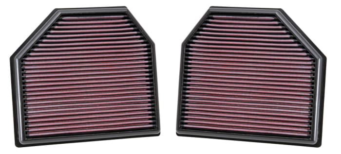 K&N BMW F06 F10 F12 F13 F80 F82 F83 F87 Replacement Air Filters (M2 Competition, M3, M4, M5 & M6) -