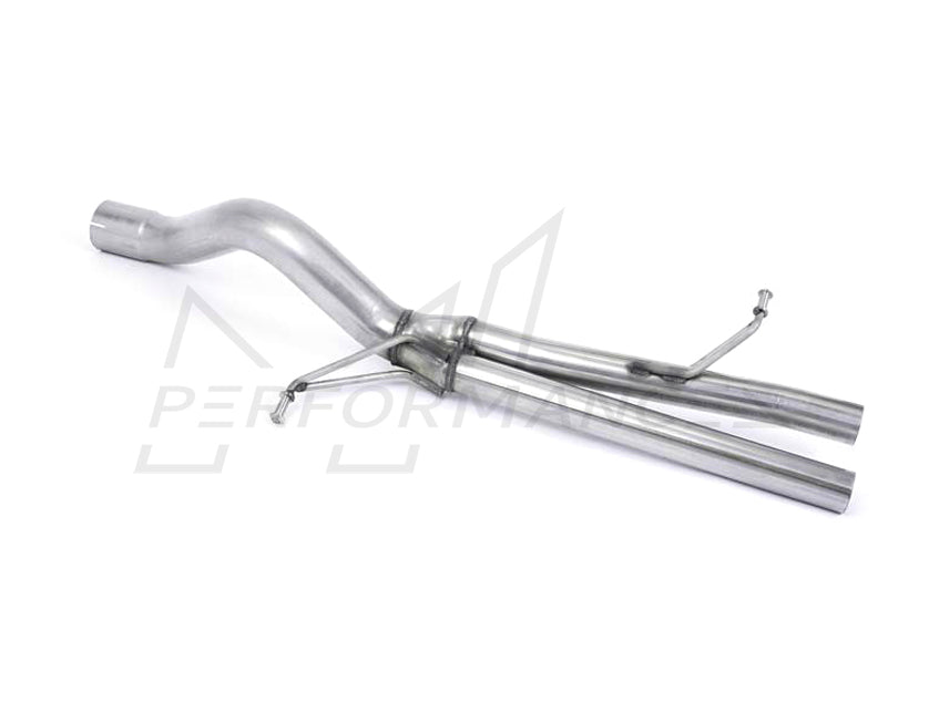 MillTek Ford MK7 & MK7.5 Fiesta ST 1.6 Litre EcoBoost Rear Silencer Delete Assembly