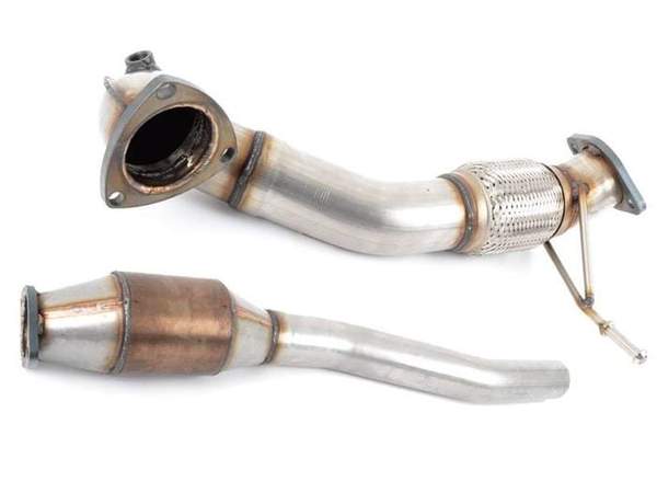 MillTek Audi 8N TT Large Bore Downpipe with Hi-Flow Sports Catalyst -