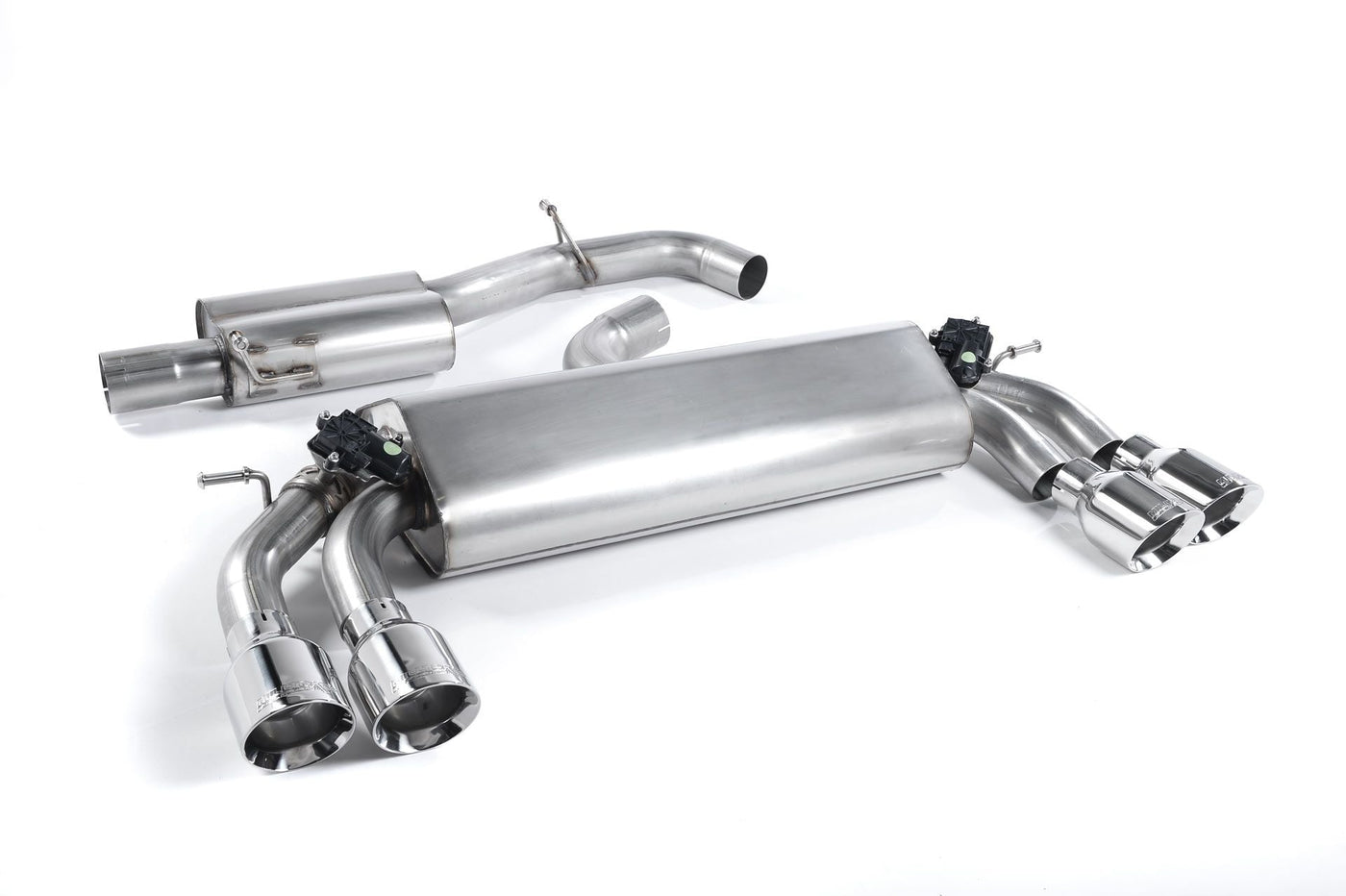 MillTek Audi 8V S3 Resonated Cat-Back Exhaust (Quattro)