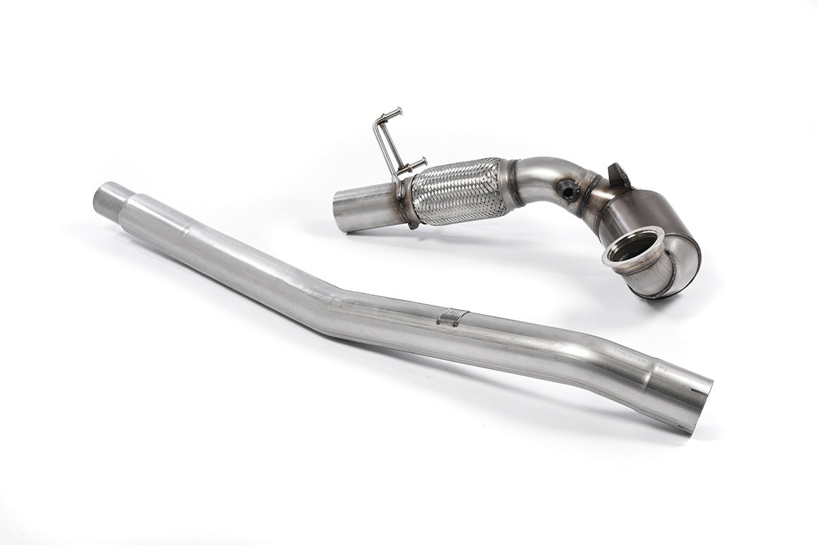 MillTek Volkswagen Golf MK7 GTi Cast Downpipe with Race Cat (Inc GTi Performance Pack, Clubsport & Clubsport S models) -