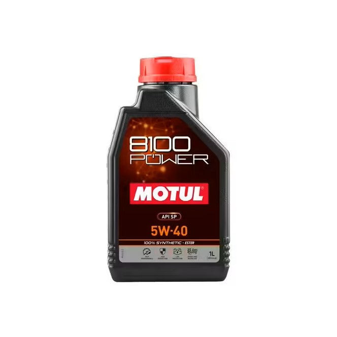 Motul 8100 Power 5w-40 Fully Synthetic Car Engine Oil 1l